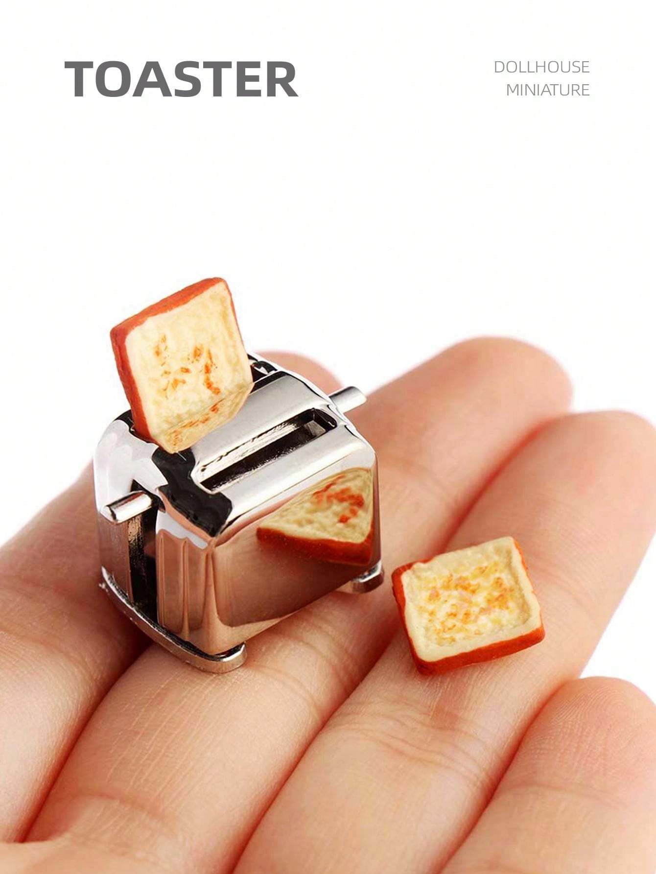 Kitchen Appliances - Miniaturowy toster do domku dla lalek