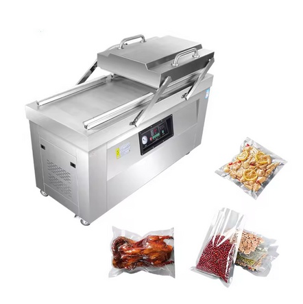 Food Vacuum Sealer Machine - Półautomatyczna, duża, komercyjna maszyna próżniowa dwukomorowa,