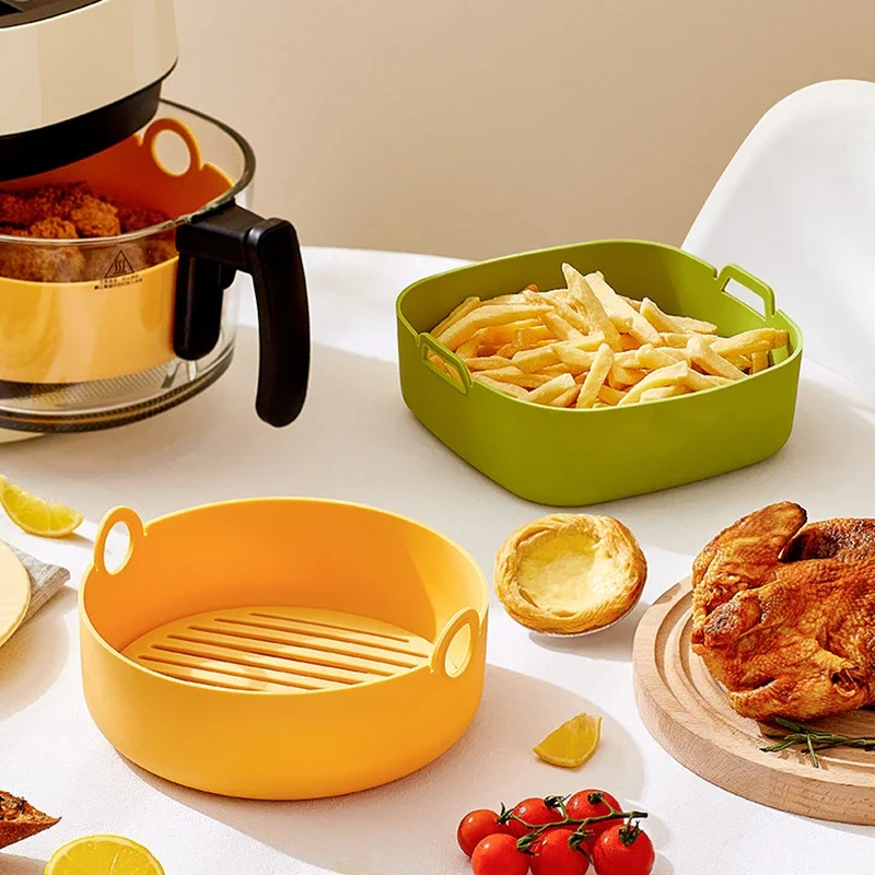 Air Fryer Silicone Pot Liner - Okrągłe wkładki do frytownicy powietrznej Kwadratowa