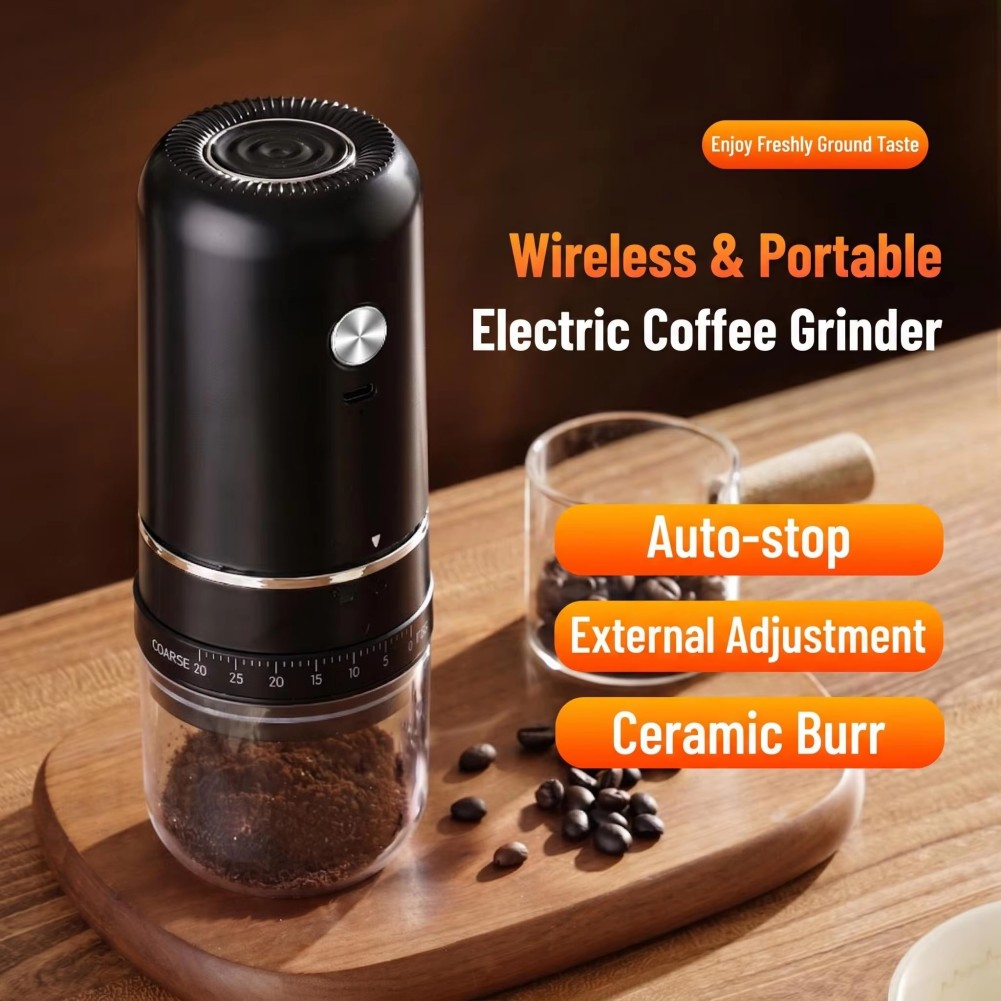 Coffee Bean Grinder Electric - Elektryczny młynek do kawy z ostrzami