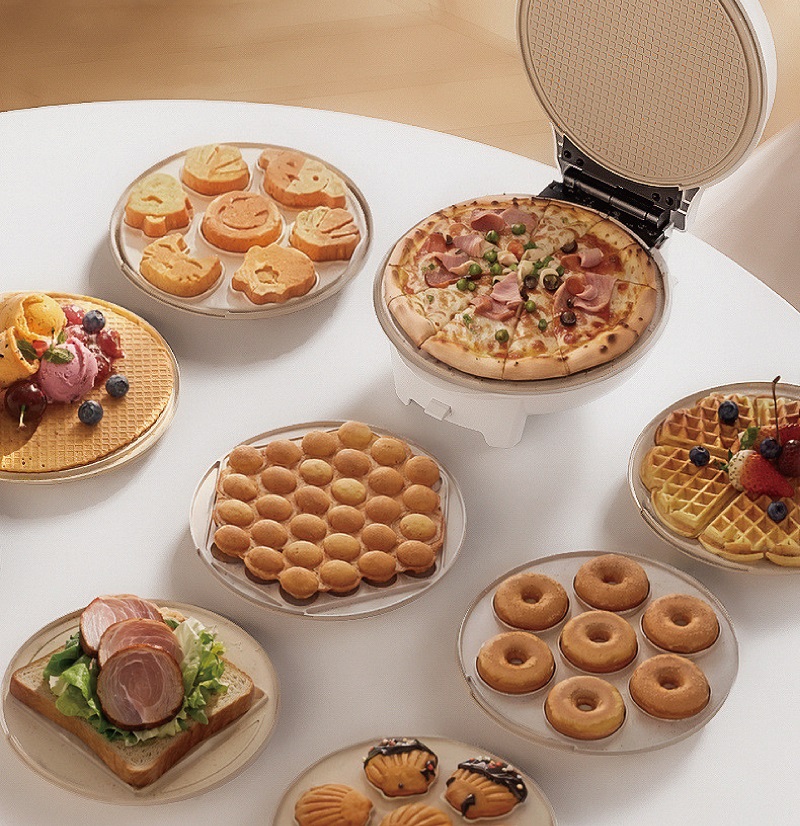 750W Mini opiekacz do kanapek  – Mini Waffle Maker Machine recenzja i cena