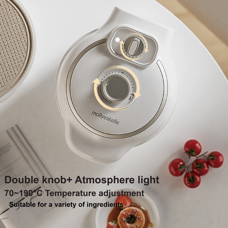 750W Mini opiekacz do kanapek  – Mini Waffle Maker Machine recenzja i cena