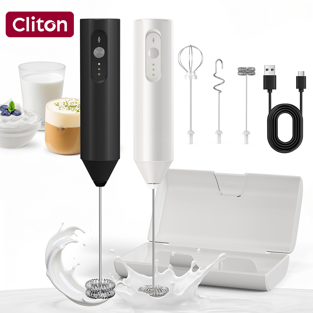 Biały, wielofunkcyjny, elektry – Electric Milk Frother Handheld recenzja i cena