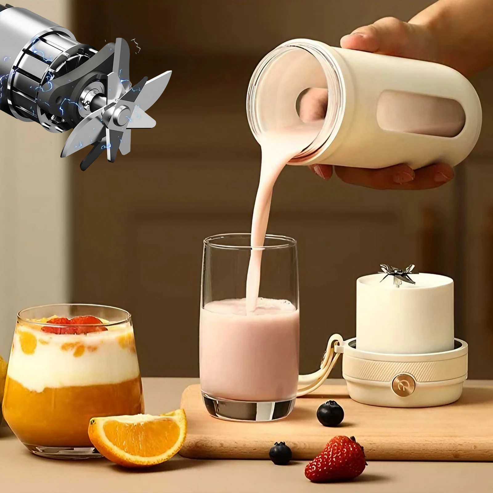 Elektryczny blender w formie k – Portable Blender Usb Rechargeable recenzja i cena