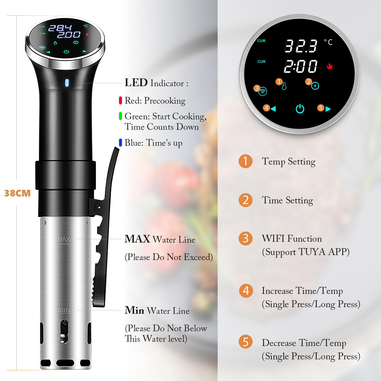 Urządzenie do gotowania metodą – Digital Sous Vide Precision Cooker recenzja i cena