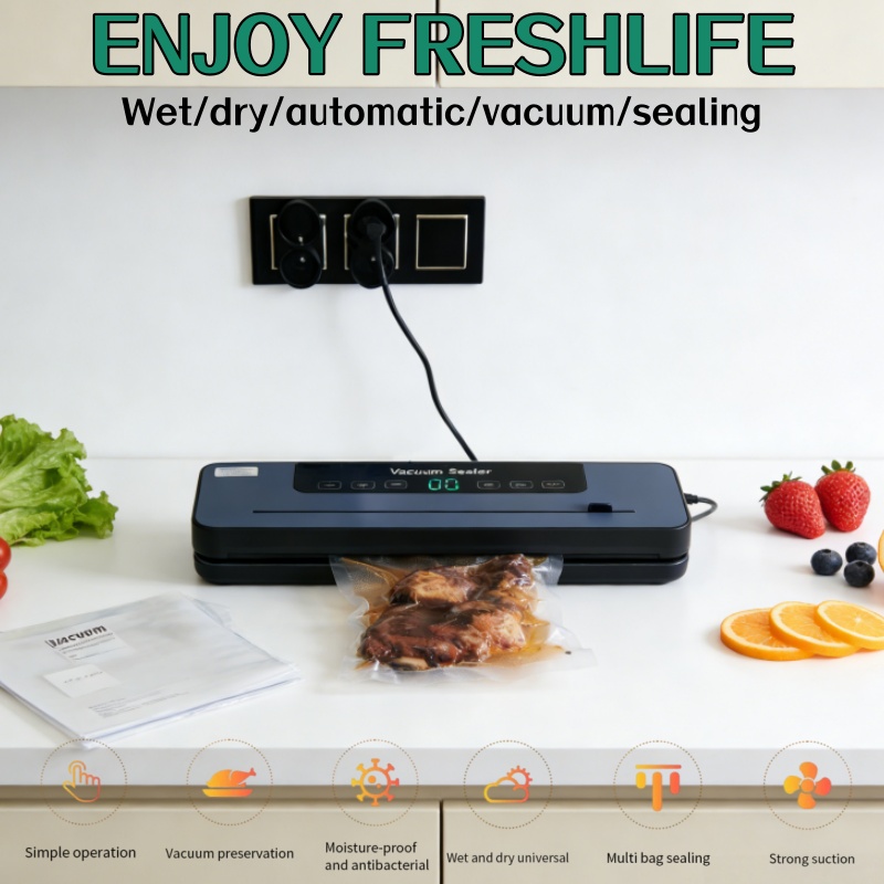 Automatyczna elektryczna zgrze – Food Vacuum Sealer Machine recenzja i cena