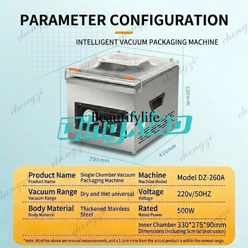 K182 Komercyjna Automatyczna P – Food Vacuum Sealer Machine recenzja i cena